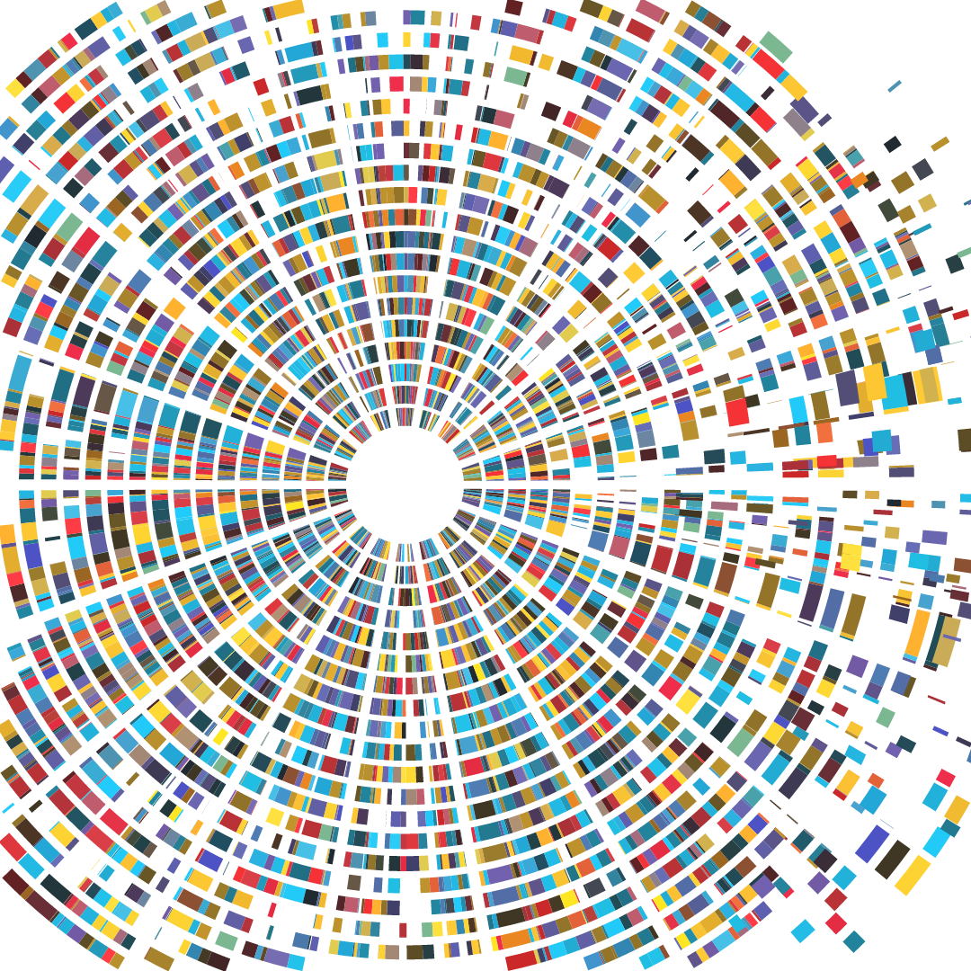 circular pattern of DNA