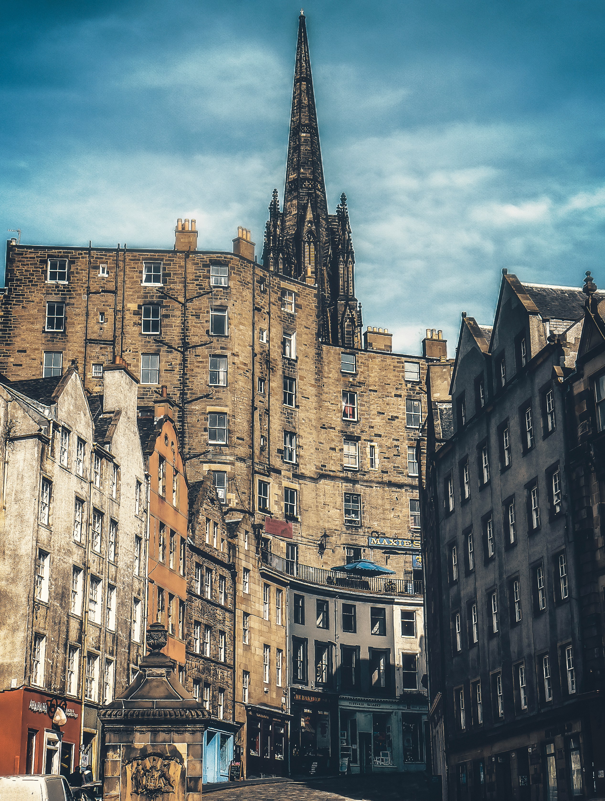 a photograph of Edinburgh, Scotland