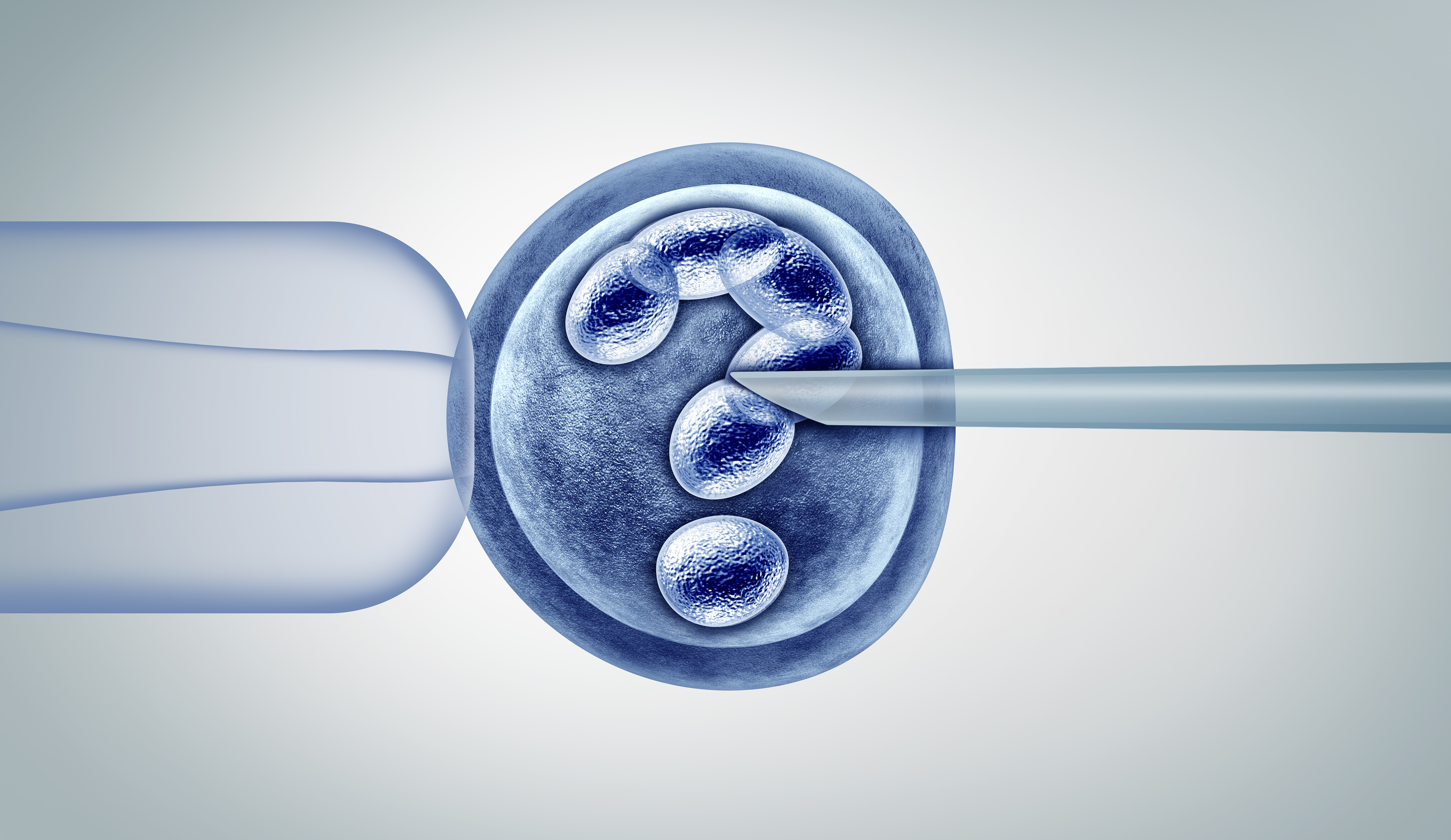 a needle going into a cell