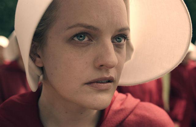 Elisabeth Moss as Offred in "The Handmaid's Tale" (Hulu)