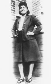 Black and white photo of Henrietta Lacks